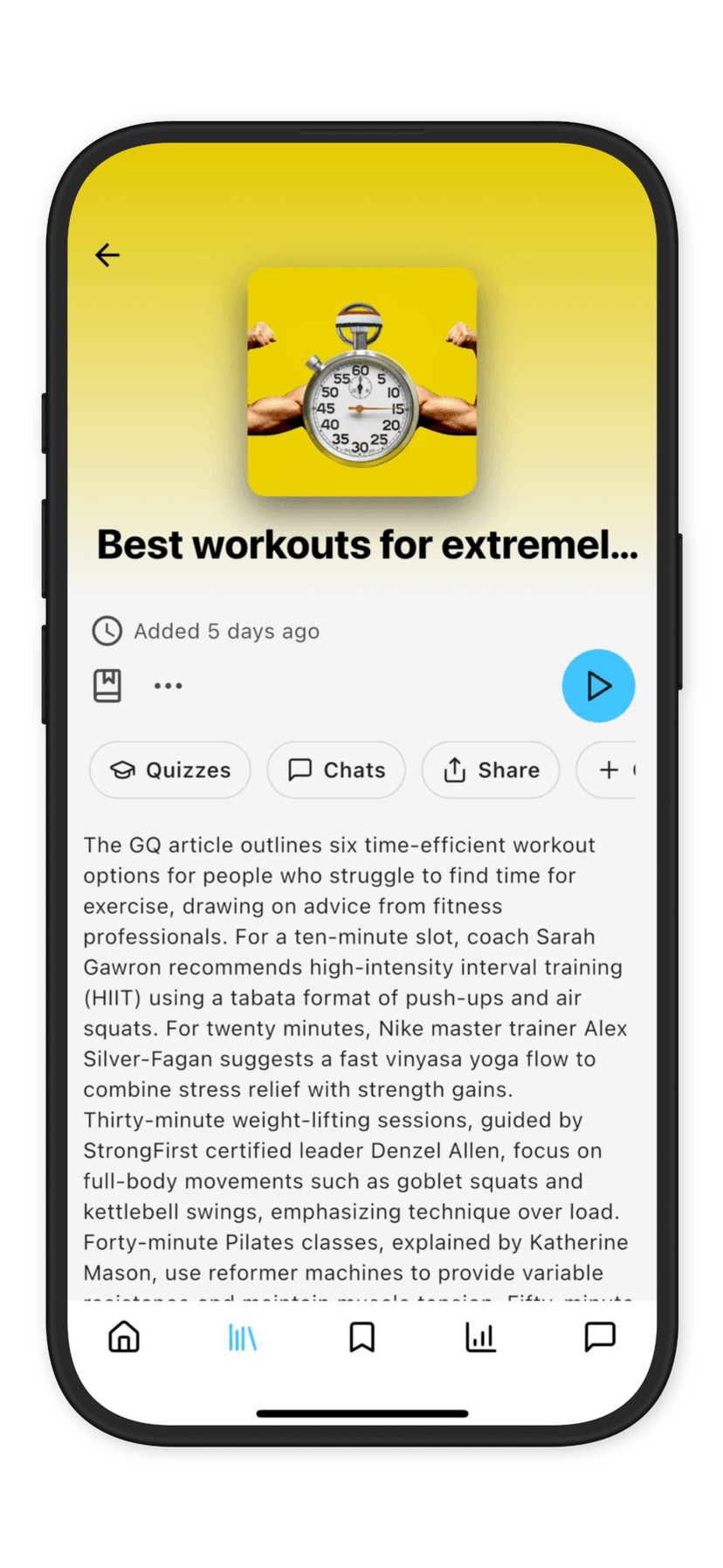 AI Summary Screenshot